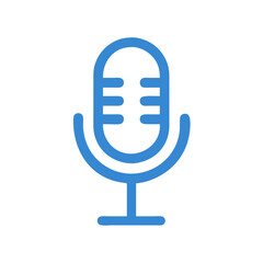 Microphone Voice Command Audio Icon Design