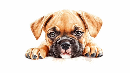 Obraz premium puppies for drawing illustration