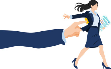 ナッジ理論のイラスト