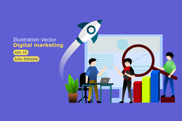 business concept design with people