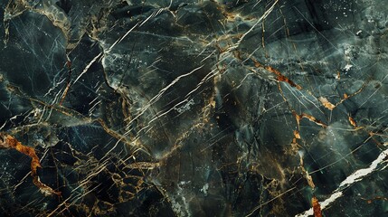 Luxurious Marble Texture with Golden Veins: The Ultimate Presentation of Luxury! The picture focuses on the delicate texture of marble. Against a warm base color, golden veins wind through, like flowi