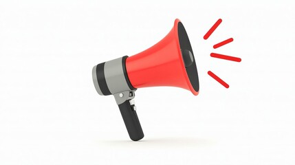 Business Workplace Office Harassment Megaphone for communication and announcements.