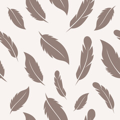 illustration vector patern of feathers