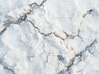 Obraz premium Cracked Salt Flats for Aerial View, Desert Texture.