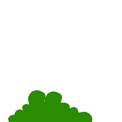 green bush illustration