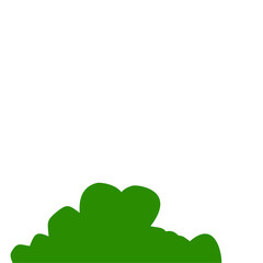 Fototapeta premium green bush illustration