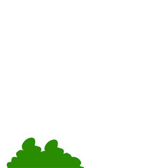 green bush illustration