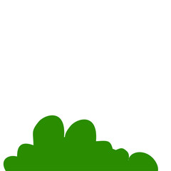 Fototapeta premium green bush illustration