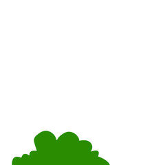 green bush illustration