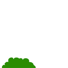 green bush illustration