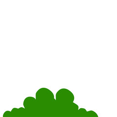 green bush illustration