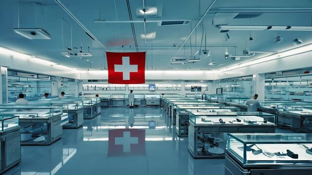 Swiss watch factory.