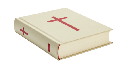 Isolated Christian Bible Book