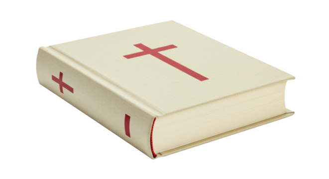 Isolated Christian Bible Book