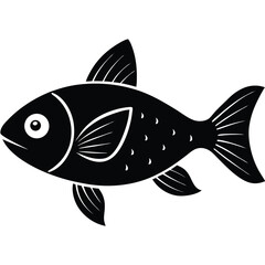 vector illustration of a fish