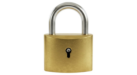 Isolated padlock