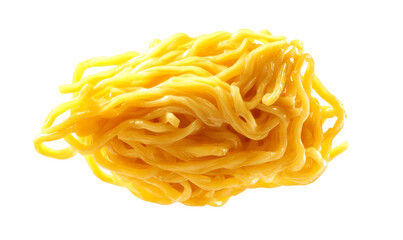 Realistic Cold Korean Bibim Guksu Noodles Isolate on Transparent Background, cutout, png