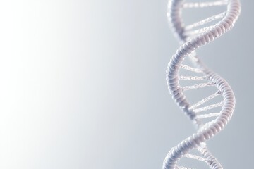 minimalistic clean image of dna double helix structure