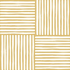 This hand-drawn stripe pattern in warm yellow features a modern block layout with an organic feel. Ideal for wallpaper, fabric, and decor, it adds a minimalist yet earthy touch to any space.