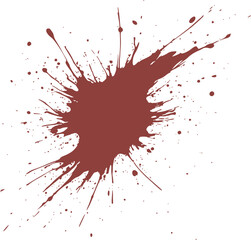 Design of blood splash stain