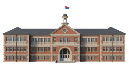 Isolated School Building
