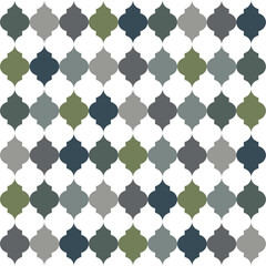 Abstract retro geometric background. Bright seamless pattern. Vector illustration.