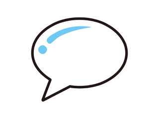 Fototapeta premium シンプルでポップな吹き出しのイラスト7