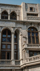 Obraz premium Building detail, focusing on architectural elements.