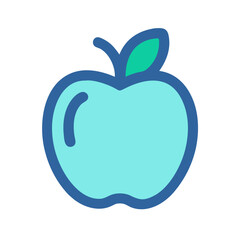  Fresh Apple Graphic with Vibrant Colors