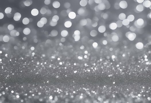 glitter background silver holiday glistering abstract glow shiny light christmas gleam detailed glittering particle wedding silvery abstraction luxury glamour decoration luxurious glowing confetti