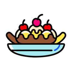  Stylish Banana Split Dessert Design