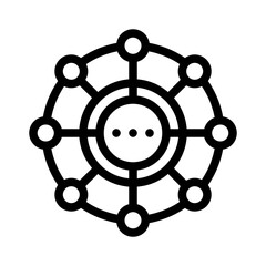 network line icon