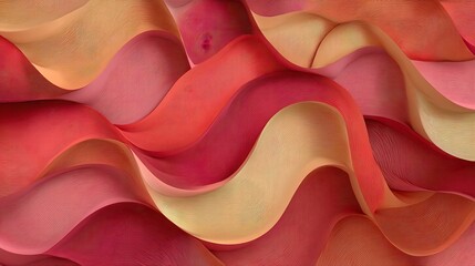 Ethereal Canvas: A seamless artistic representation, soft curves and vibrant hues interplay, evocative of flowing silk or a painter's palette. An immersive experience in abstract aesthetic beauty.