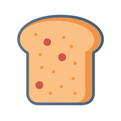 Stylish Sliced Bread Graphic for Marketing