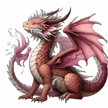 pink dragon, female
