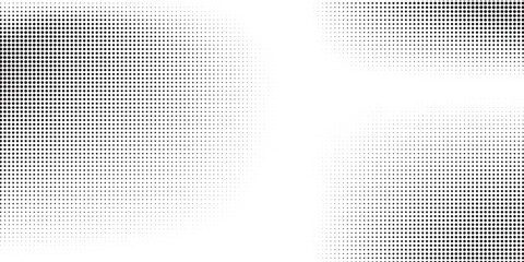 Fototapeta premium Dot pattern seamless background. Polka dot pattern template Monochrome dotted texture modern seamless