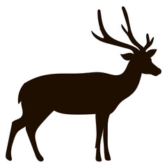 deer silhouette vector