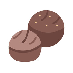  Chocolate Truffles Sweet Delights Icon