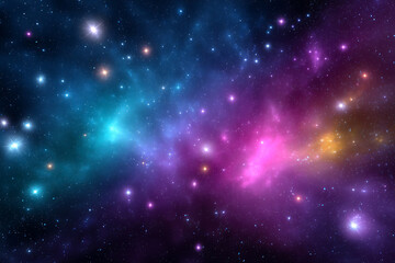 Fototapeta premium name: colorful galaxy,