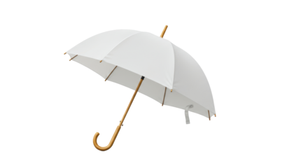 Isolated White Umbrella