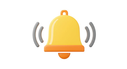 Isolated Notification Bell Icon