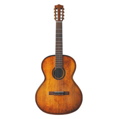 Fototapeta premium Acoustic Guitar Isolated on Transparent Background 