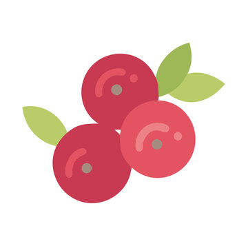 red berries with green leaves clip art preview