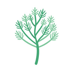 Fototapeta premium Dill Icon for Flavorful Cooking
