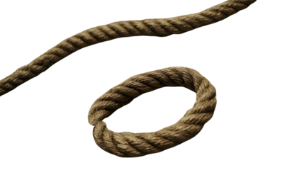 Detailed Close-up of Rope on Rug: Professional Photo for Decor, Furniture, Textile, Crafts