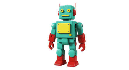 Isolated Toy Robot
