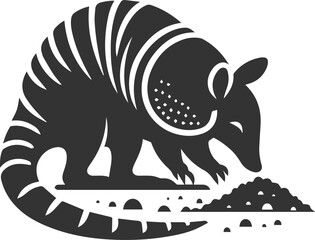 Armadillo vector black