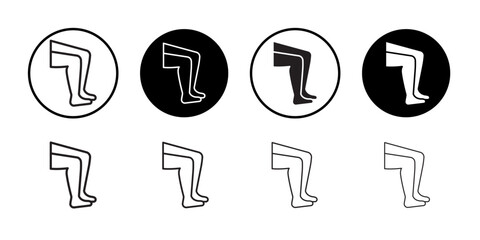 Legs icon vector logo set collection for web app ui