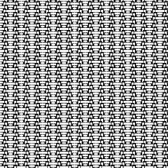 Stylized H Grid Pattern - Black and White Geometric Design