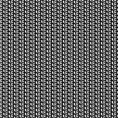Stylized Striped F Pattern - Black and White Geometric Design